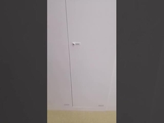 armario de acero Frameless de acero de la oficina de la puerta rasante del armario de la puerta del grueso 2 de 0.6m m