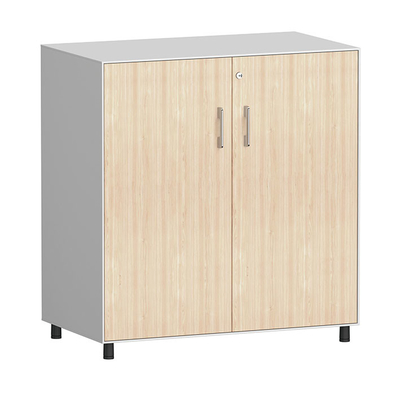5mm Edge Wood Door Slim Metal Storage Cabinet H850*W800*D450mm