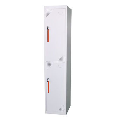 OEM Vertical Steel Wardrobe Lockers 2 Door For Office School Hotel