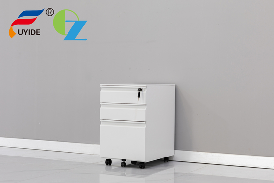 Office Pedestal Movable Drawer Cabinet Metal Filing Cabinet With 3 Drawers