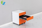 Orange Curved Drawer 3 Mobile Pedestal Cabinet Office Furniture