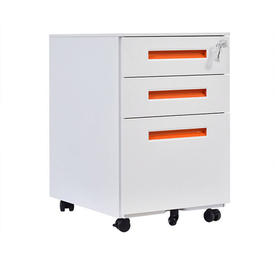 Wear Resistance 390mm Mobile Pedestal Cabinet Steel Office File Cabinet