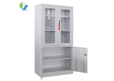 KD Structure Office Furniture Glass Door Steel Cupboard H1850*W900*D400(MM)
