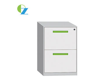 Office Slim Metal Storage Cabinet , NON-KD Structure 2 Drawer Filing Cabinet